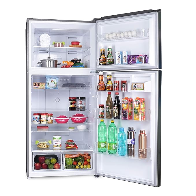 CROMA 541 L 2 Star (2020) Inverter Frost Free Double Door Refrigerator (CRAR2525, Silver)(OPEN BOX) CROMA 541 L 2 Star (2020) Inverter Frost Free Double Door Refrigerator (CRAR2525, Silver)(OPEN BOX)